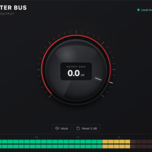 TRAKCAST Master Bus audio output control